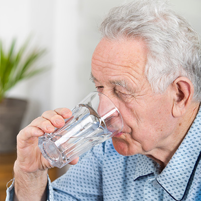 Anderhalve liter water per dag drinken