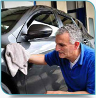De auto wassen